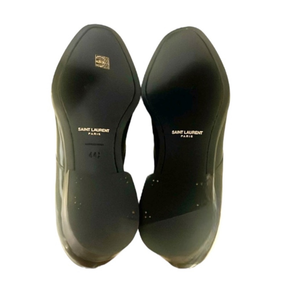 New authentic Saint Laurent luxury designer patent leather dress shoes 11.5 - Picture 15 of 17